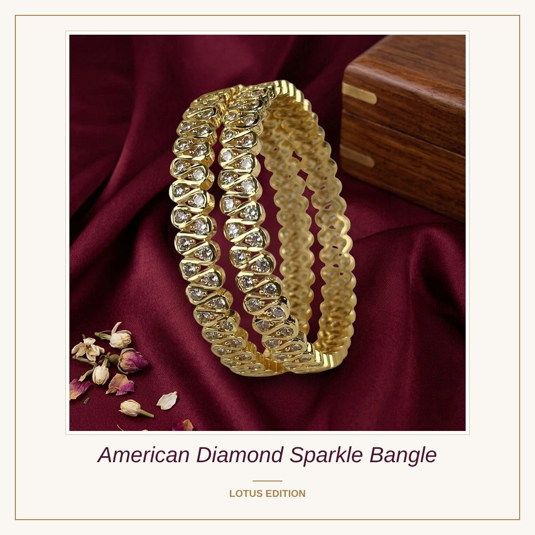 American Diamond Sparkle Bangle