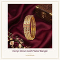 Kemp Stone Gold Plated Bangle