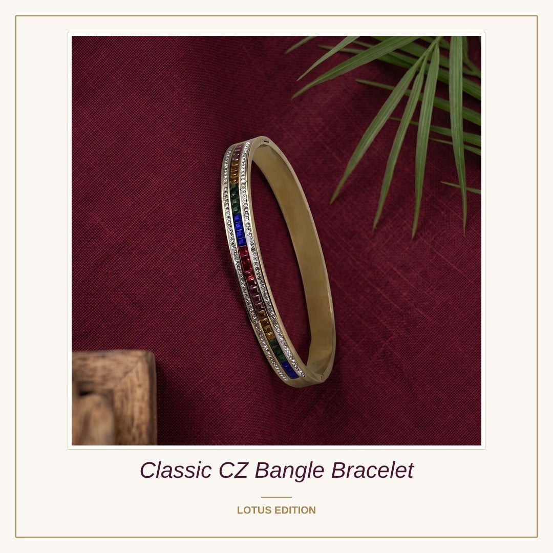 Classic CZ Bangle Bracelet