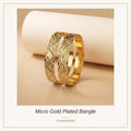 Micro Gold Plated Bangle