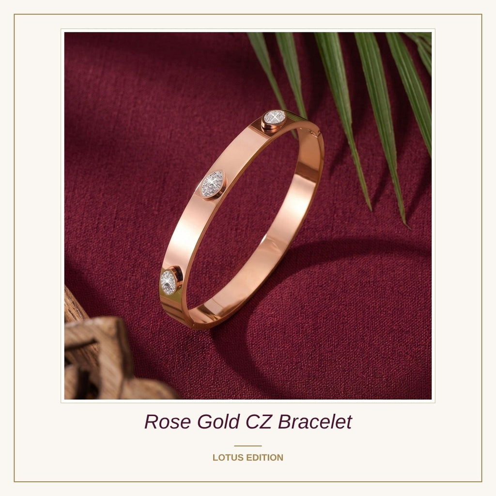 Rose Gold CZ Bracelet
