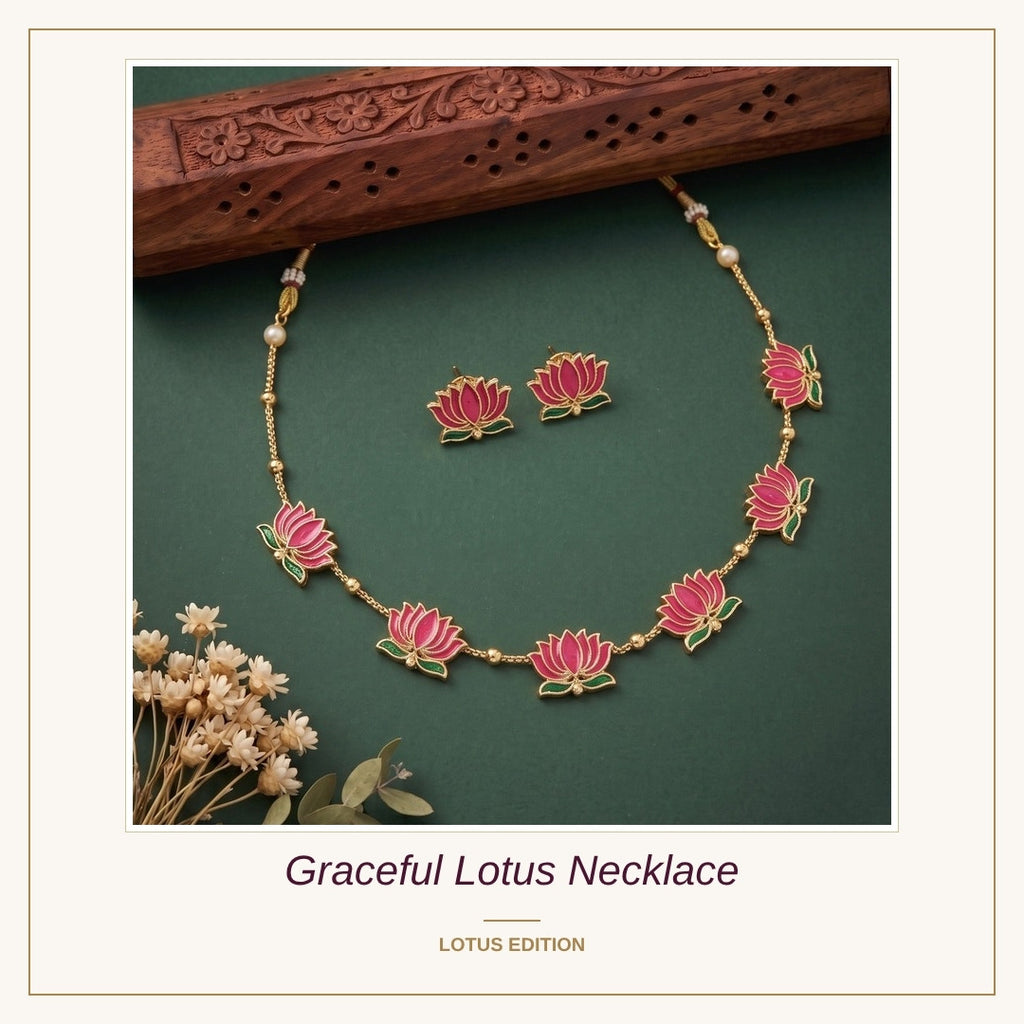 Graceful Lotus Necklace