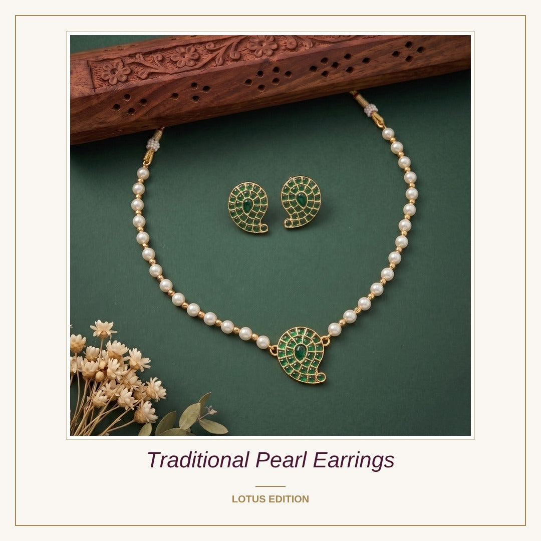 Traditional Pearl Earrings