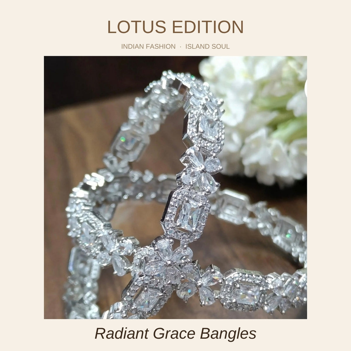 Radiant Grace bangles close up