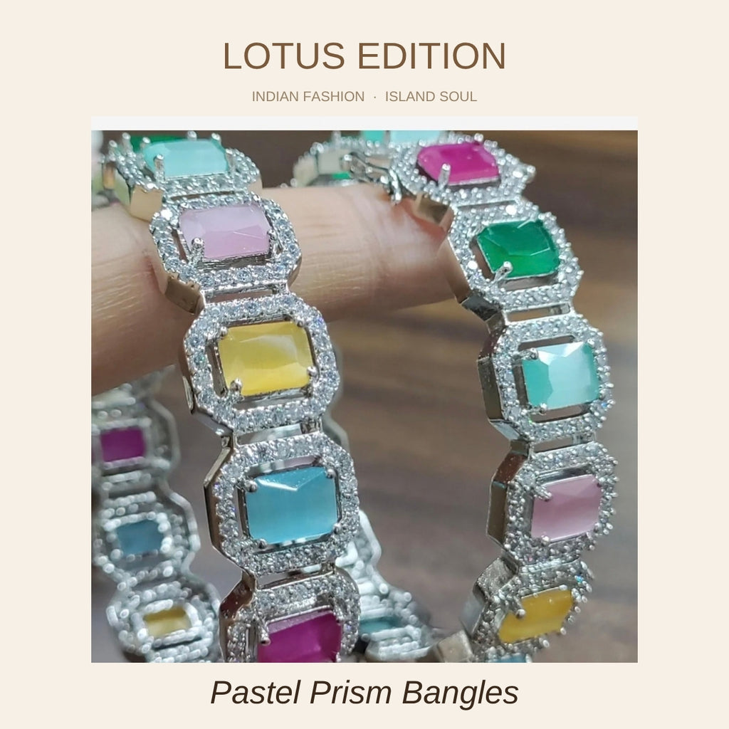 Pastel Prism bangles close up