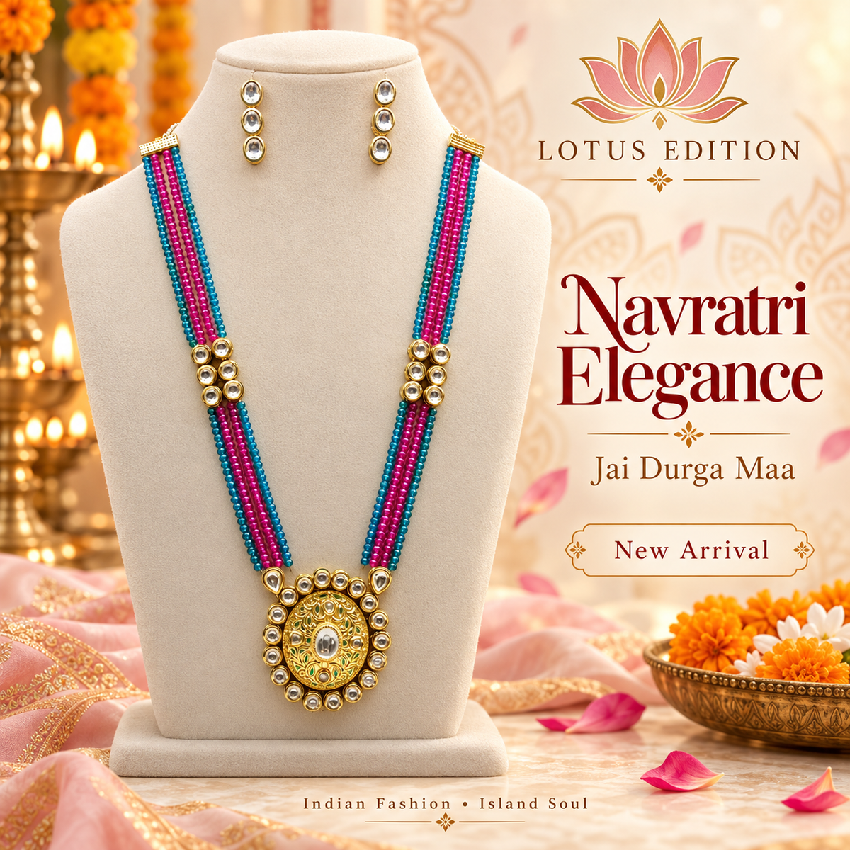 Navratri Elegance Necklace Set