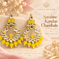 Sunshine Kundan Chandbalis