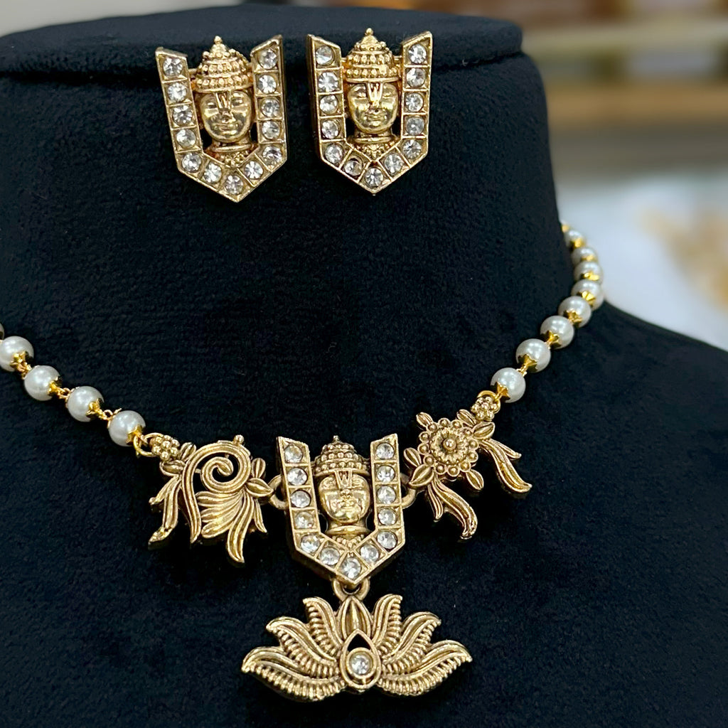 Balaji Temple Earrings