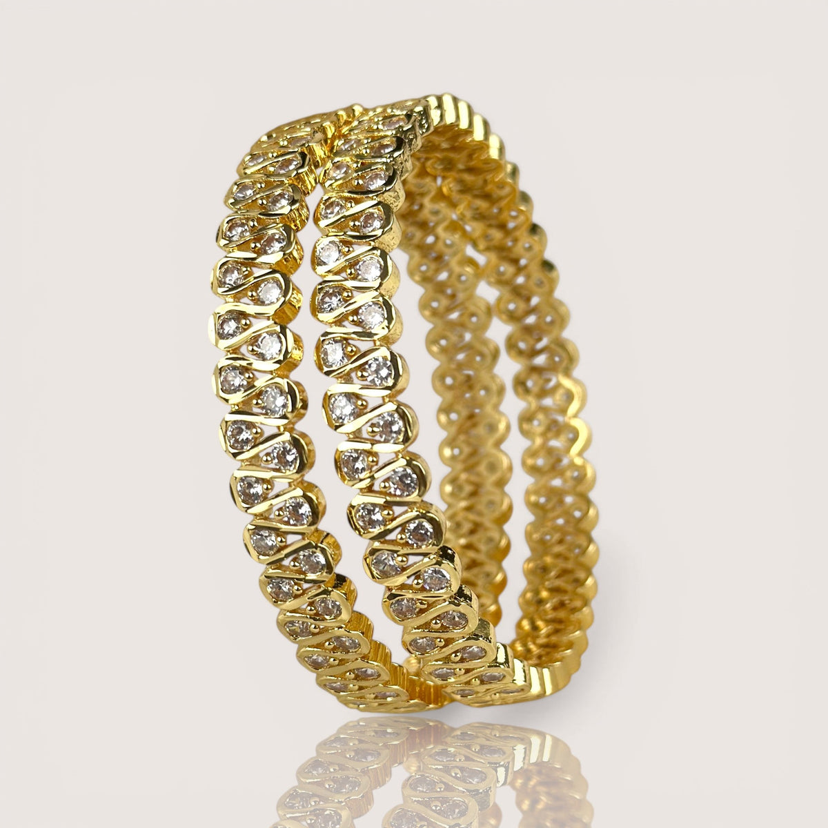 American Diamond Sparkle Bangles