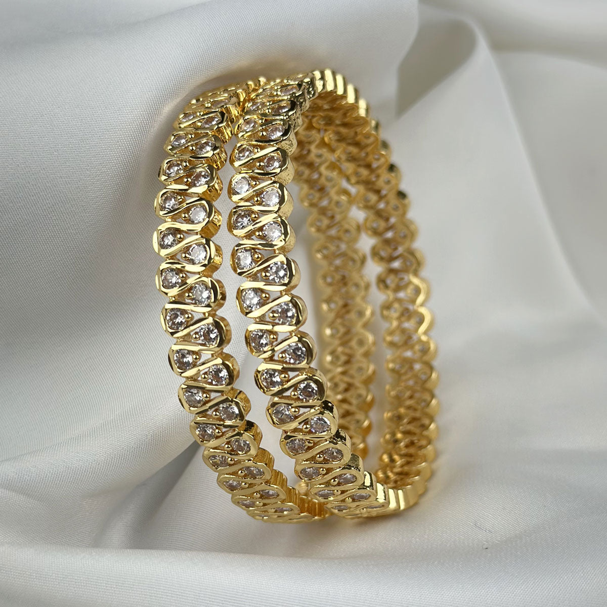 American Diamond Sparkle Bangles
