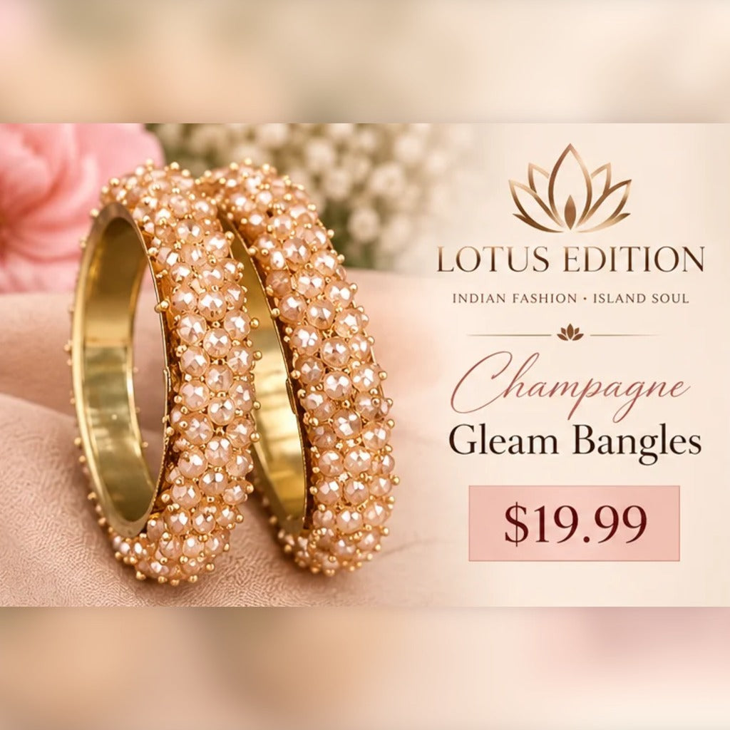 Champagne Gleam Bangles