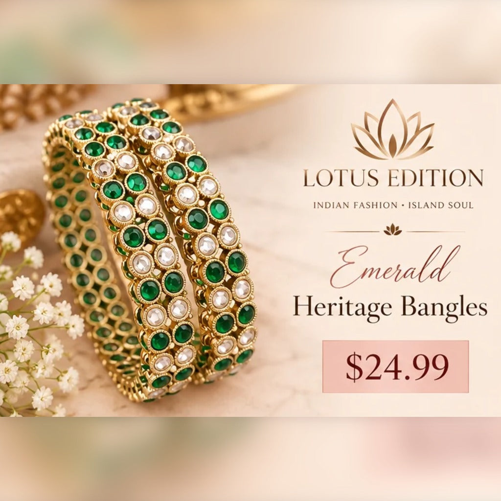 Emerald Heritage Bangles